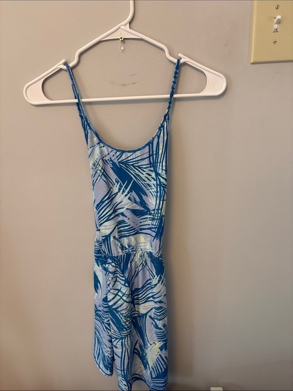 Ivivva Girls Blue Tropical Print Swim Coverup